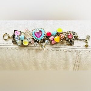 Candyland Heart Charm Bracelet